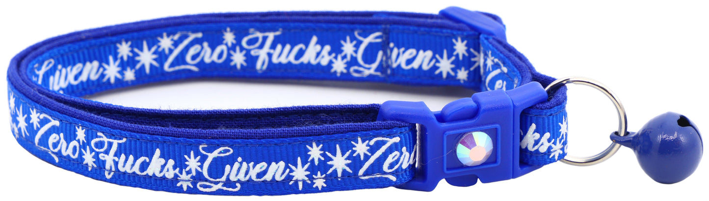 Zero Fucks Given Breakaway Cat Collar-11