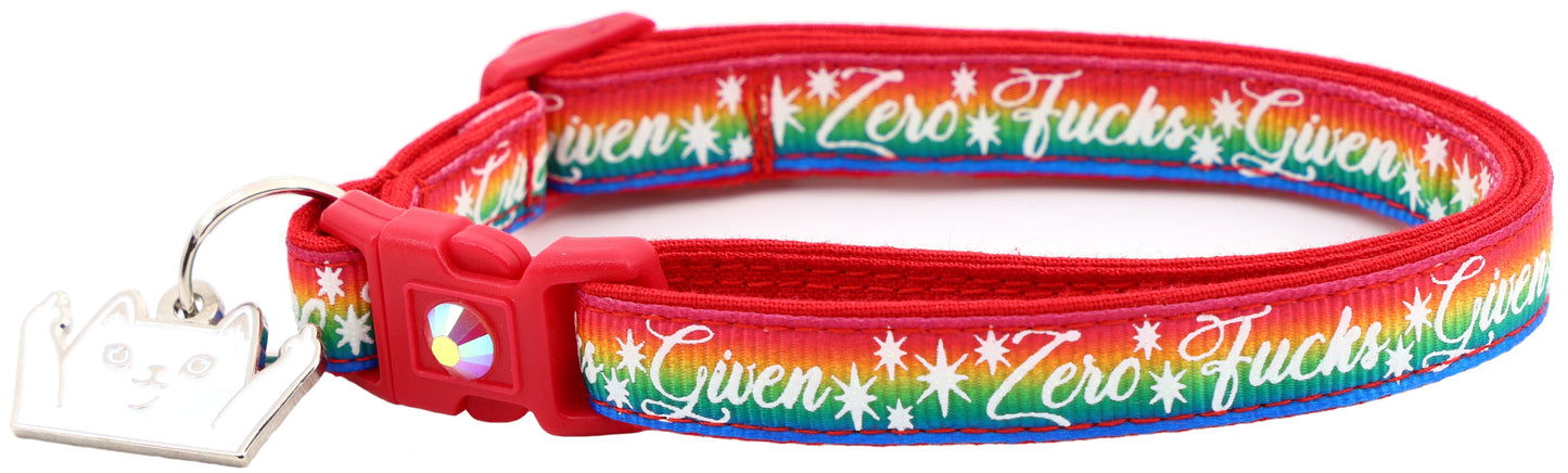 Zero Fucks Given Breakaway Cat Collar-26