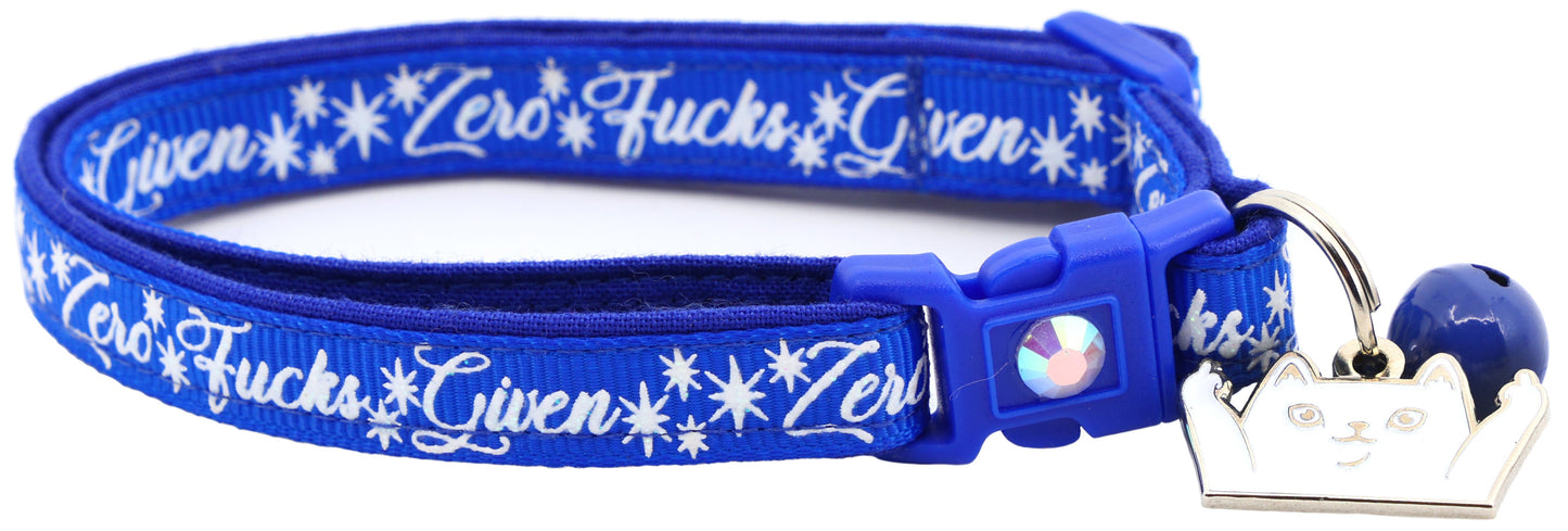 Zero Fucks Given Breakaway Cat Collar-33