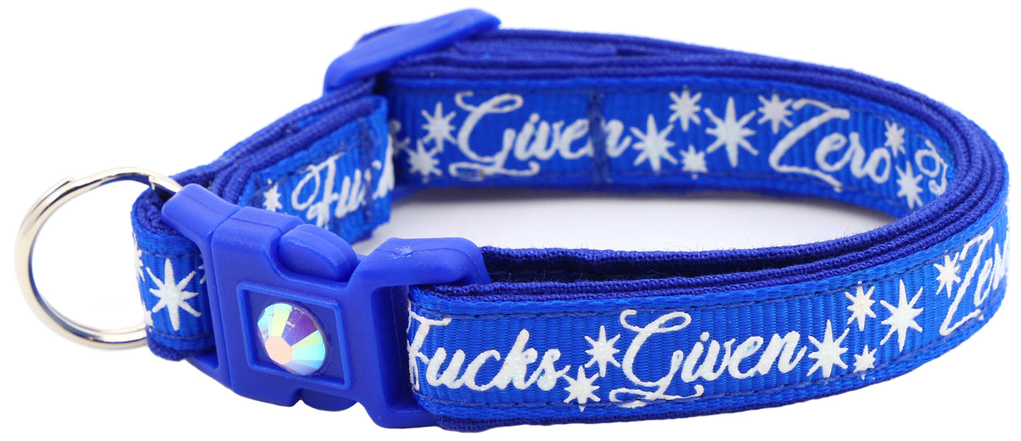 Zero Fucks Given Breakaway Cat Collar-39