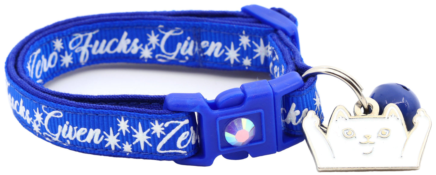 Zero Fucks Given Breakaway Cat Collar-28