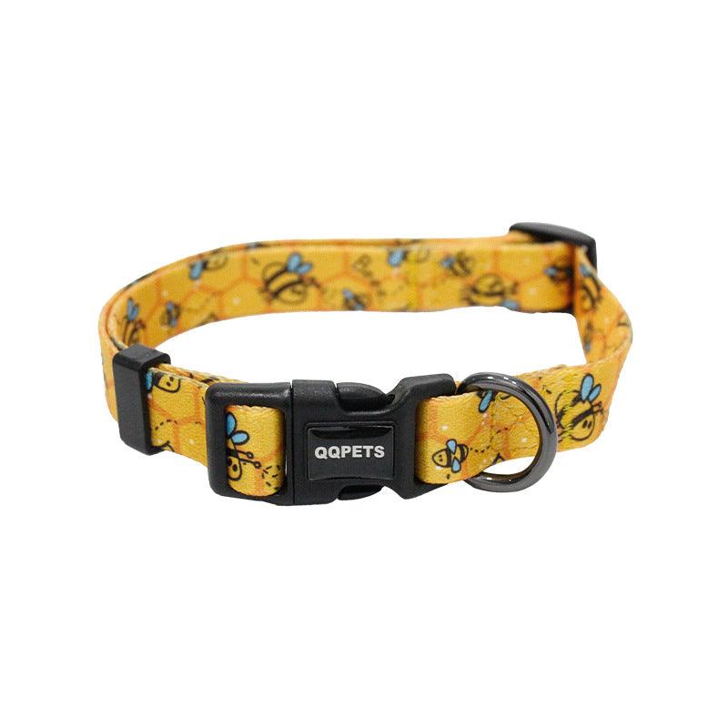 Bee Pattern Dog Collars