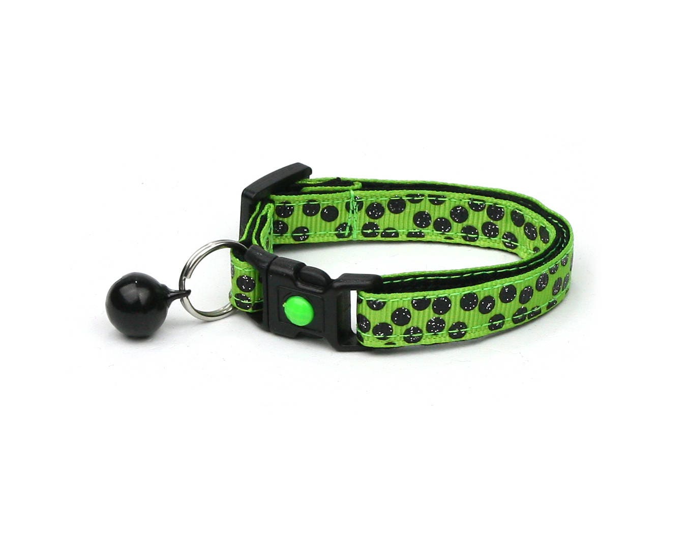 Bright Green Cat Collar