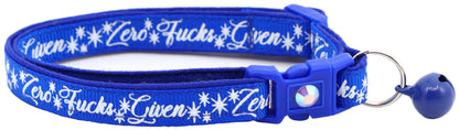 Zero Fucks Given Breakaway Cat Collar-11