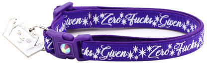 Zero Fucks Given Breakaway Cat Collar-24