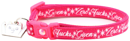 Zero Fucks Given Breakaway Cat Collar-23