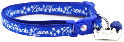Zero Fucks Given Breakaway Cat Collar-33