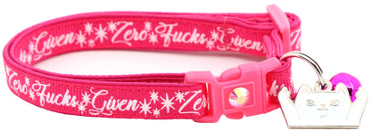 Zero Fucks Given Breakaway Cat Collar-34
