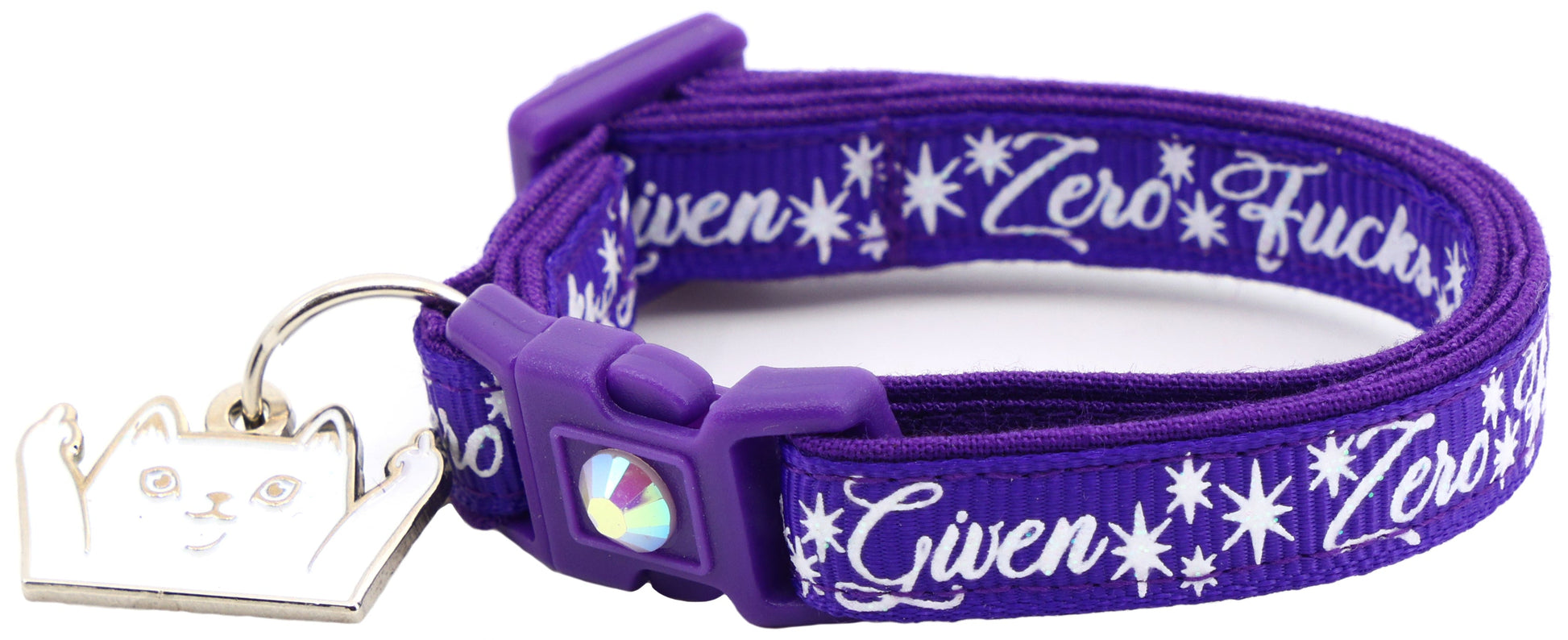 Zero Fucks Given Breakaway Cat Collar-19