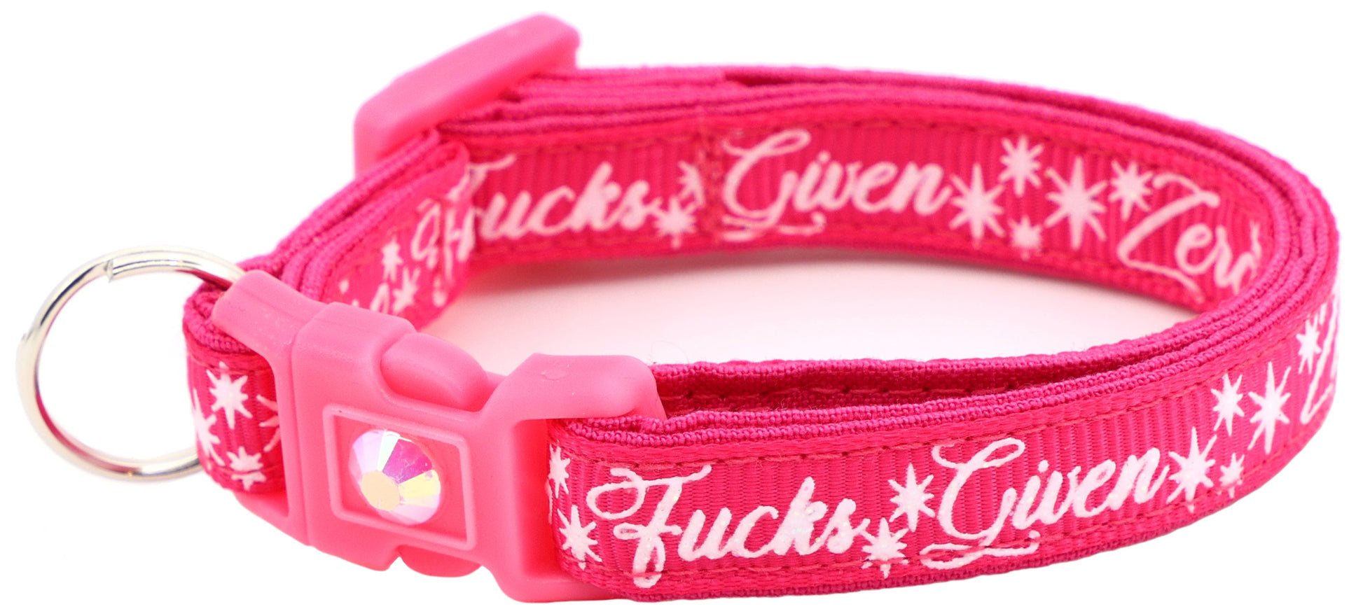 Zero Fucks Given Breakaway Cat Collar-40