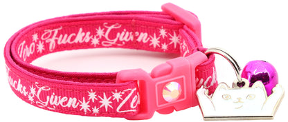 Zero Fucks Given Breakaway Cat Collar-29