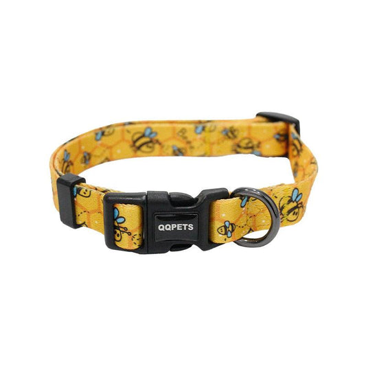 Bee Pattern Dog Collars