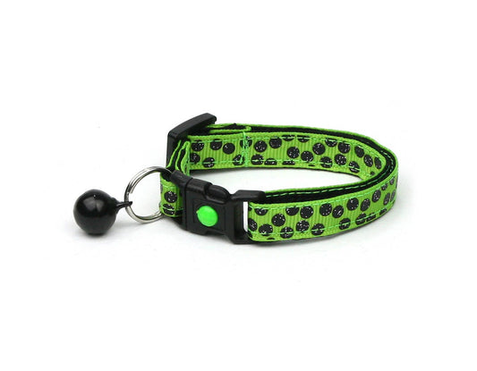 Bright Green Cat Collar