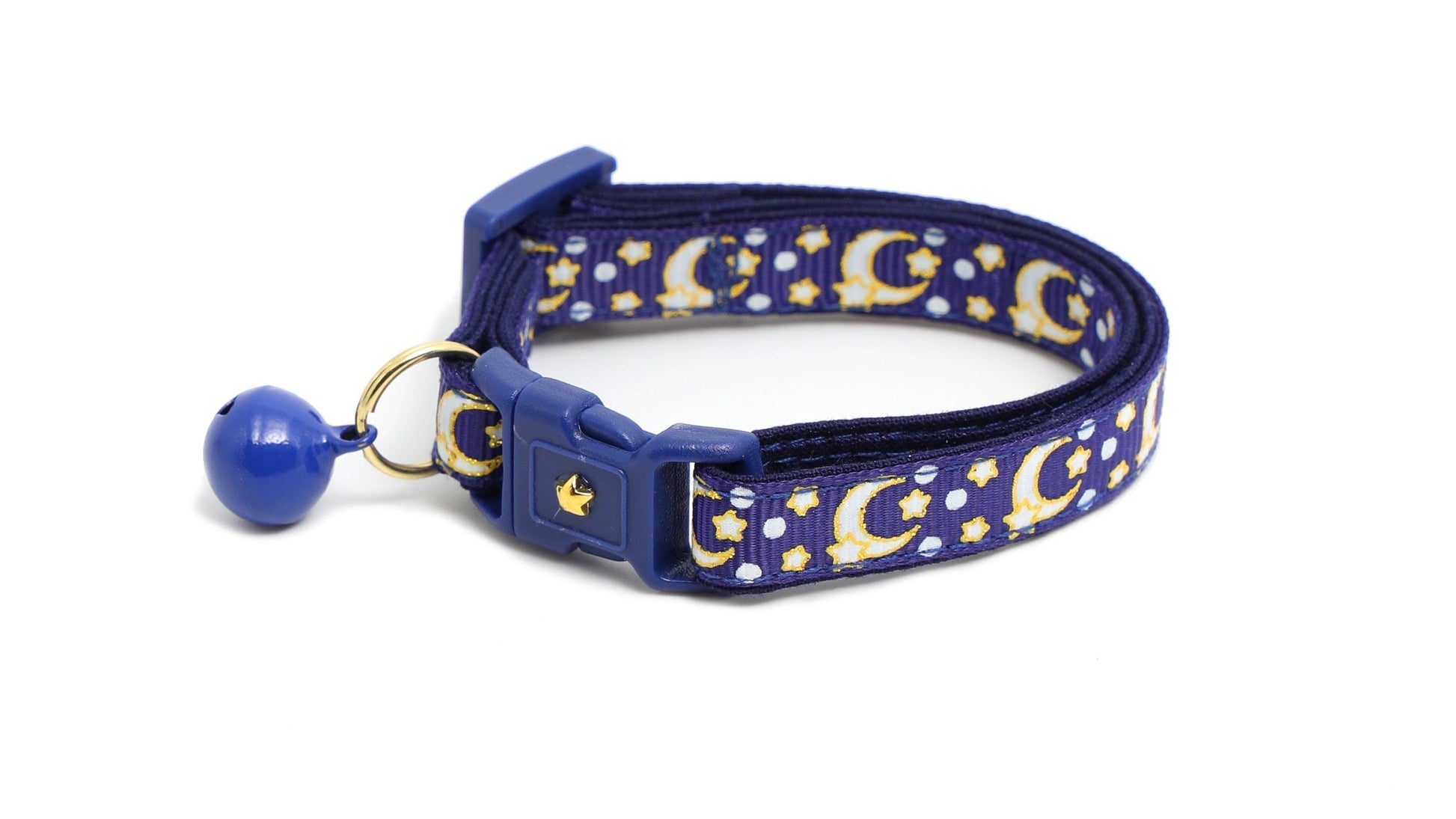 Moons and Stars Cat Collar