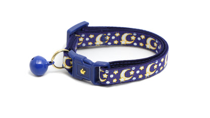 Moons and Stars Cat Collar
